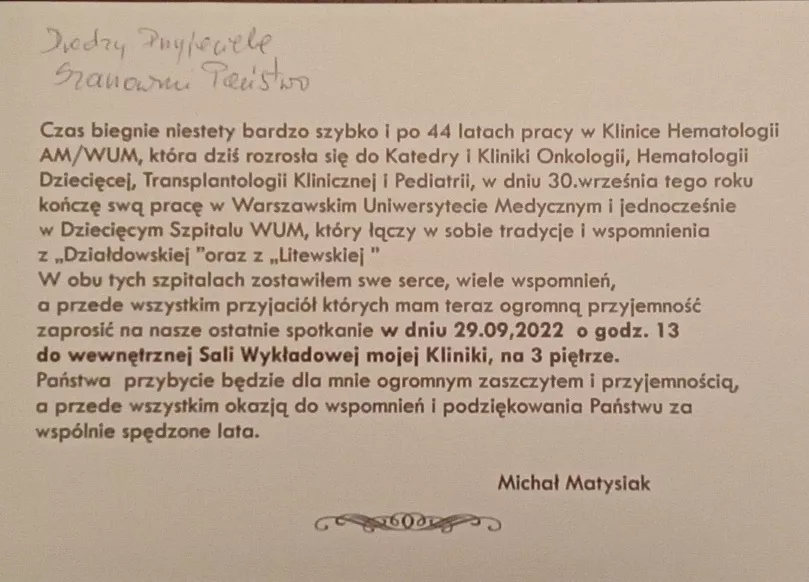 podziękowania